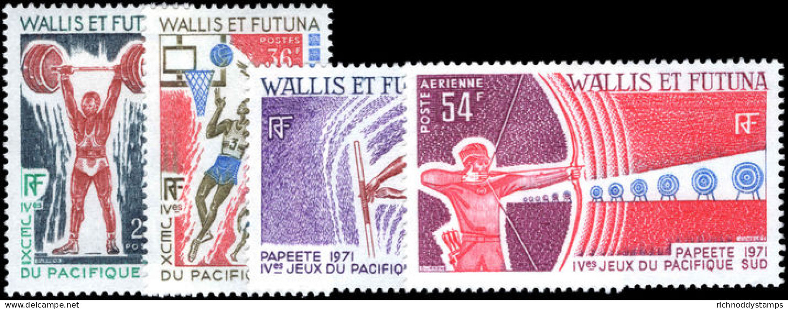 Wallis And Futuna 1971 South Pacific Games Lightly Mounted Mint. - Unused Stamps