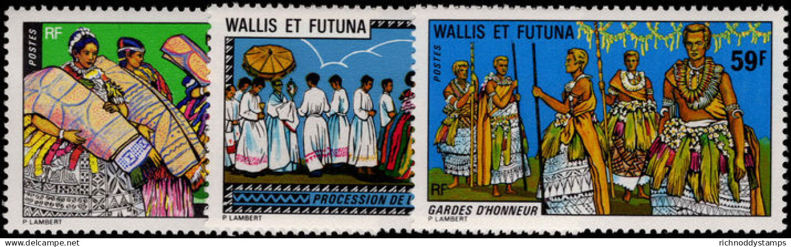Wallis And Futuna 1978 Costumes And Traditions Unmounted Mint. - Unused Stamps