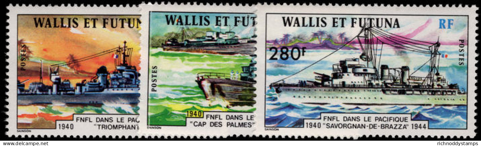 Wallis And Futuna 1978 Free French Pacific Naval Force Unmounted Mint. - Unused Stamps