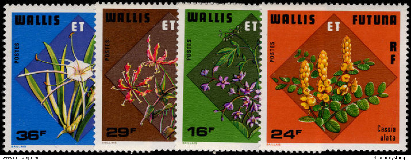 Wallis And Futuna 1978 Tropical Flowers Unmounted Mint. - Nuevos