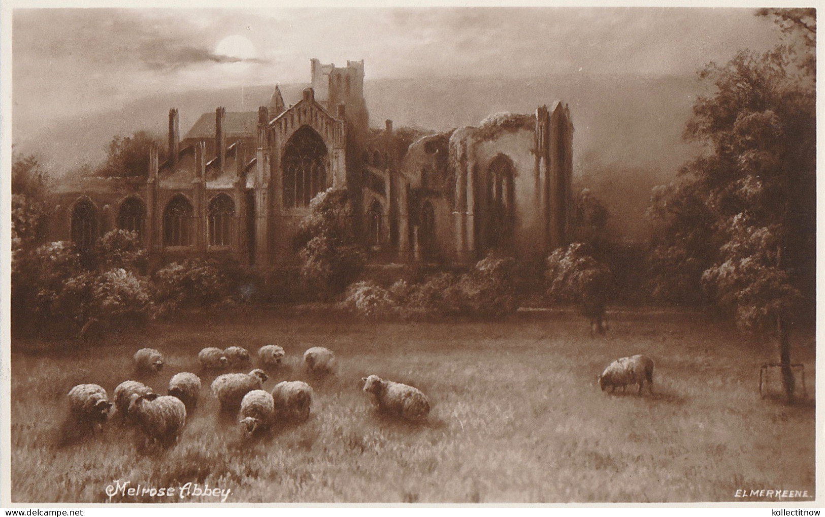 MELROSE ABBEY - Selkirkshire