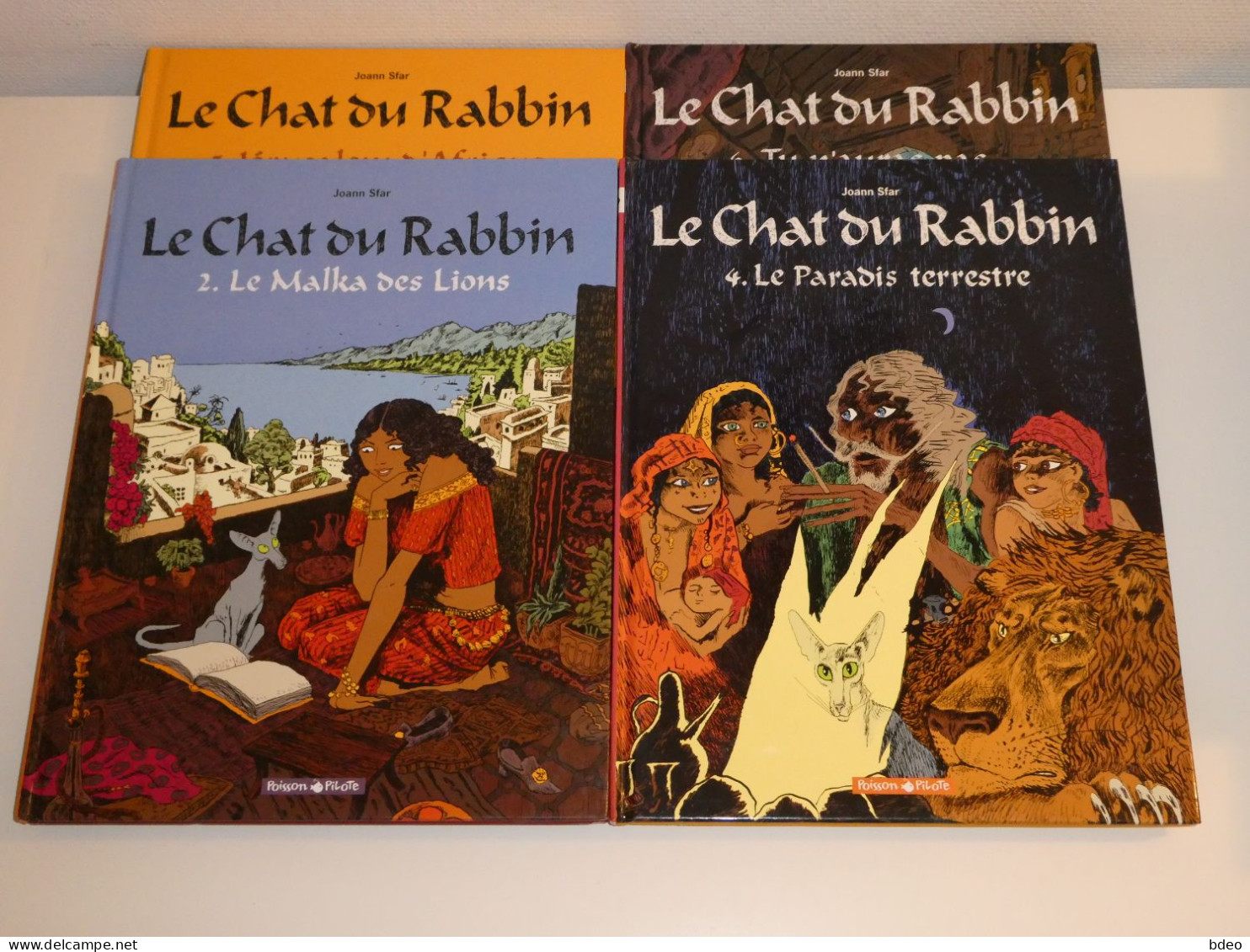 LOT EO LE CHAT DU RABBIN TOMES 2/4/5/6 / TBE - Bücherpakete