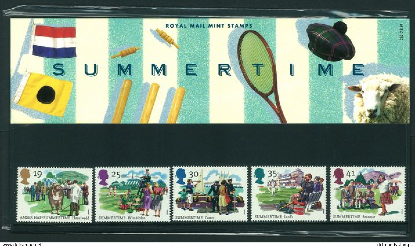 1994 The Four Seasons. Summertime Presentation Pack. - Presentation Packs