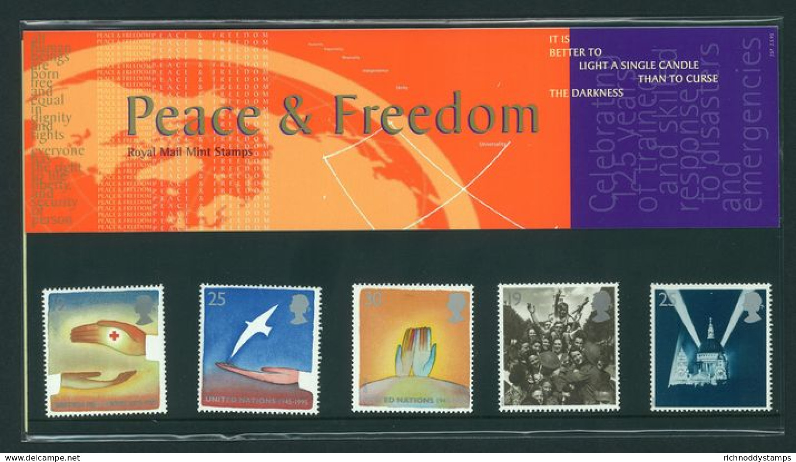 1995 Europa. Peace And Freedom Presentation Pack. - Presentation Packs