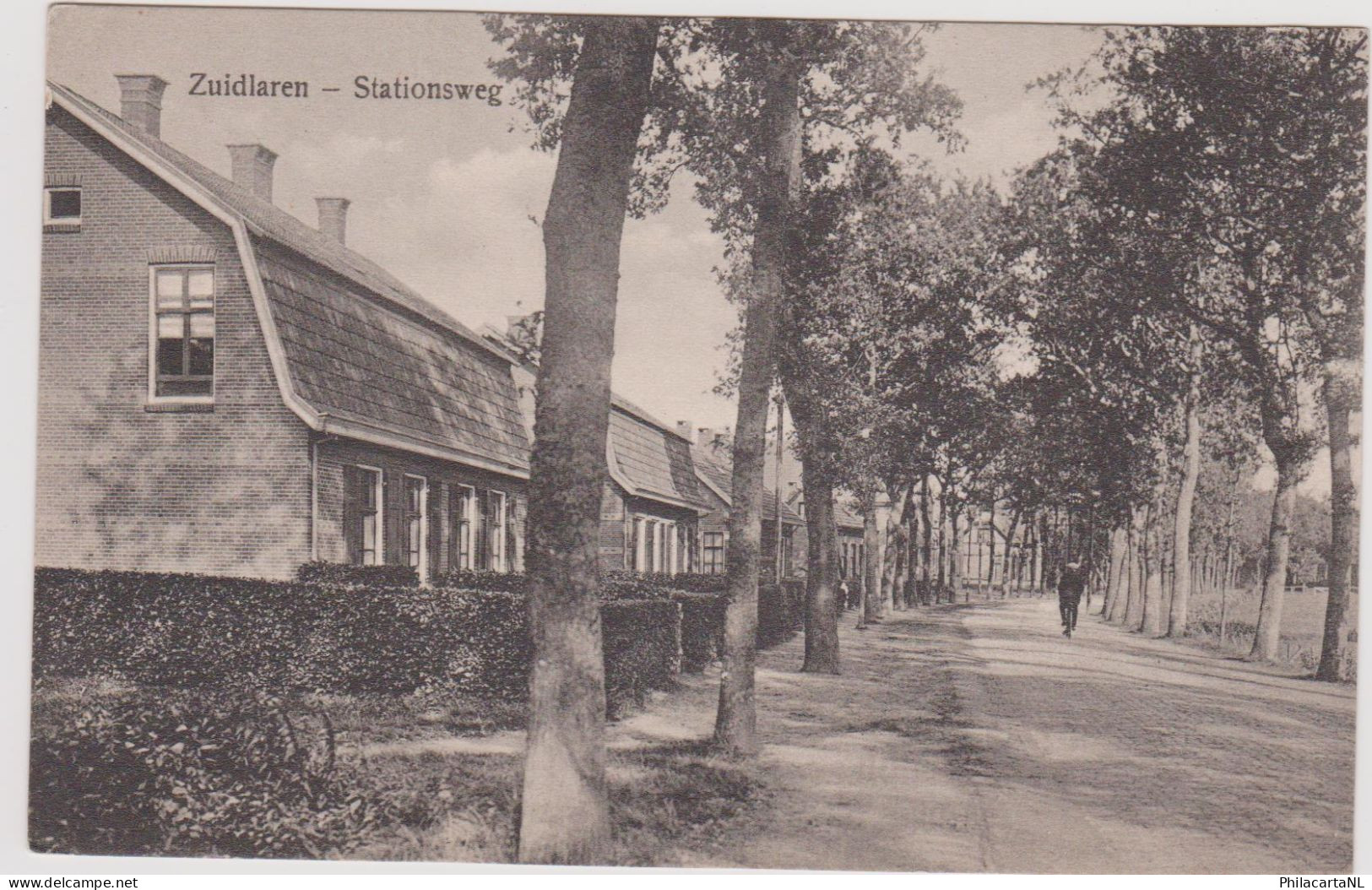 Zuidlaren - Stationsweg - Jaren 40 - Zuidlaren