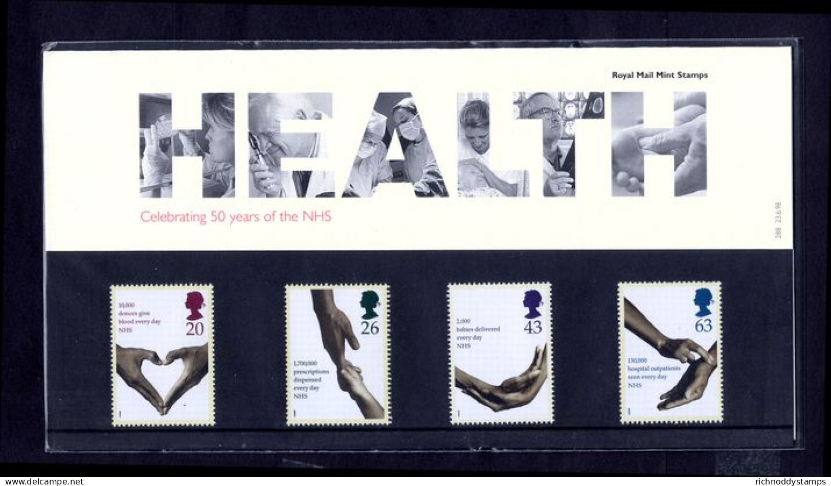 1998 50th Anniv Of The National Health Service Presentation Pack. - Presentation Packs