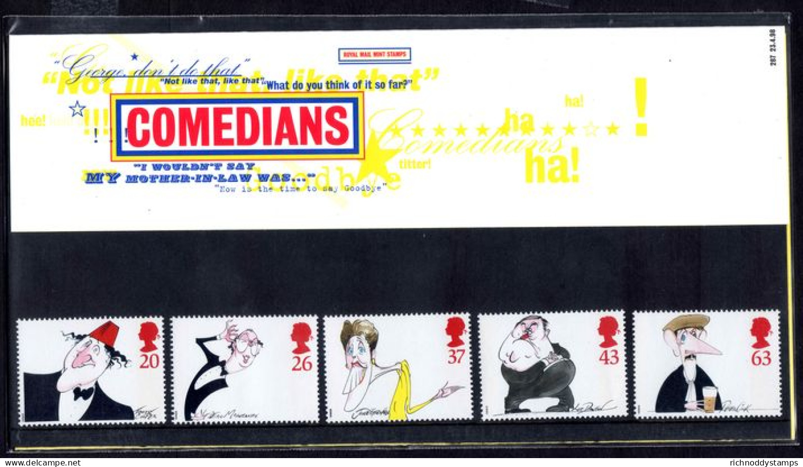 1998 Comedians Presentation Pack. - Presentation Packs