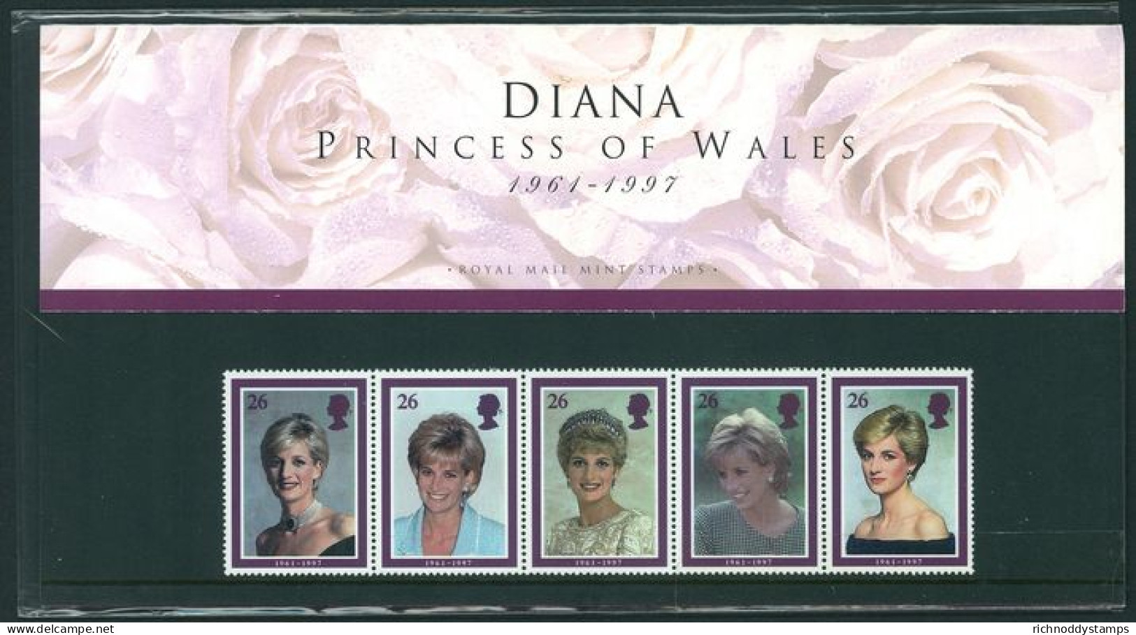 1998 Diana Princess Of Wales Commemoration Presentation Pack. - Presentation Packs