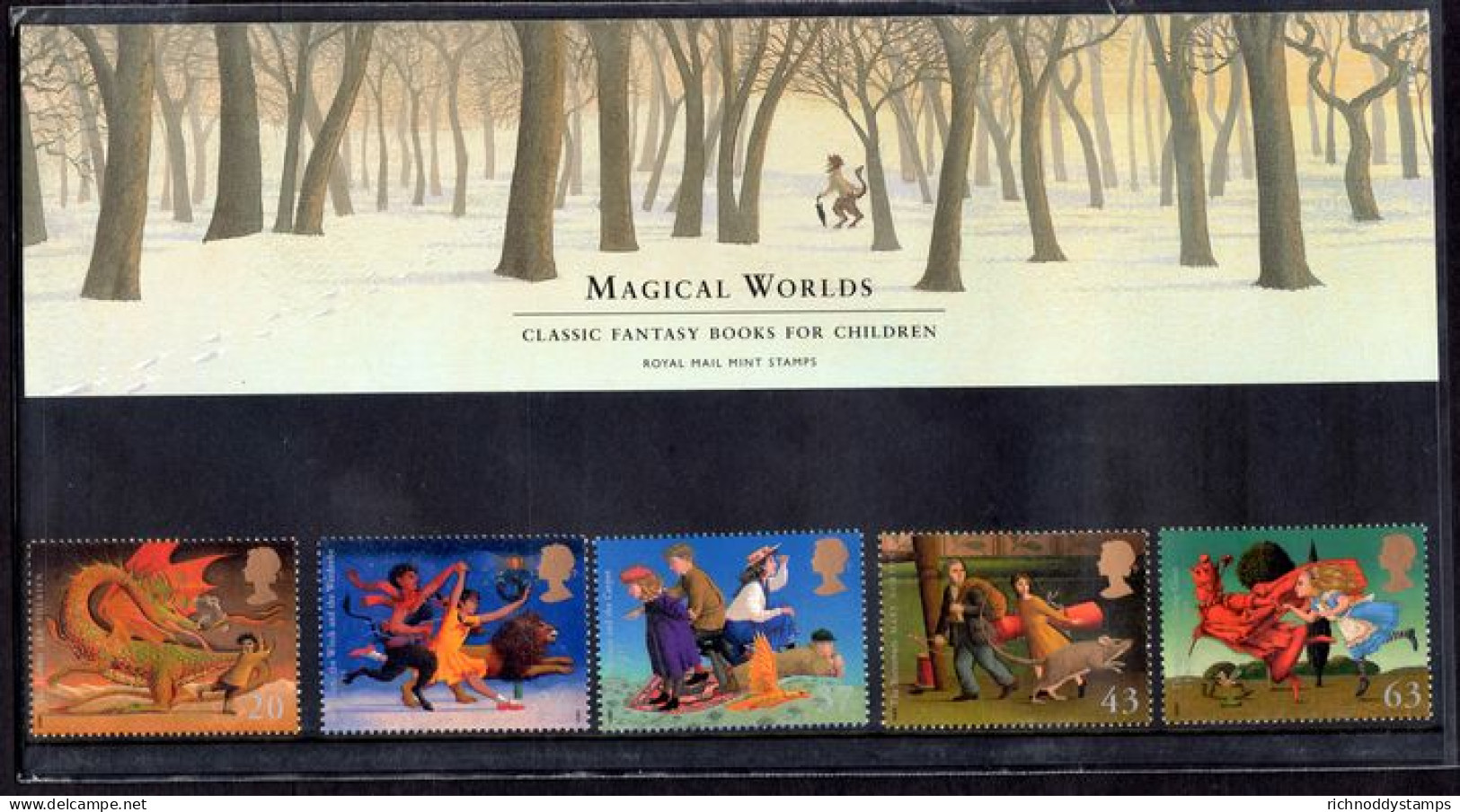 1998 Famous Children's Fantasy Novels Presentation Pack. - Presentation Packs