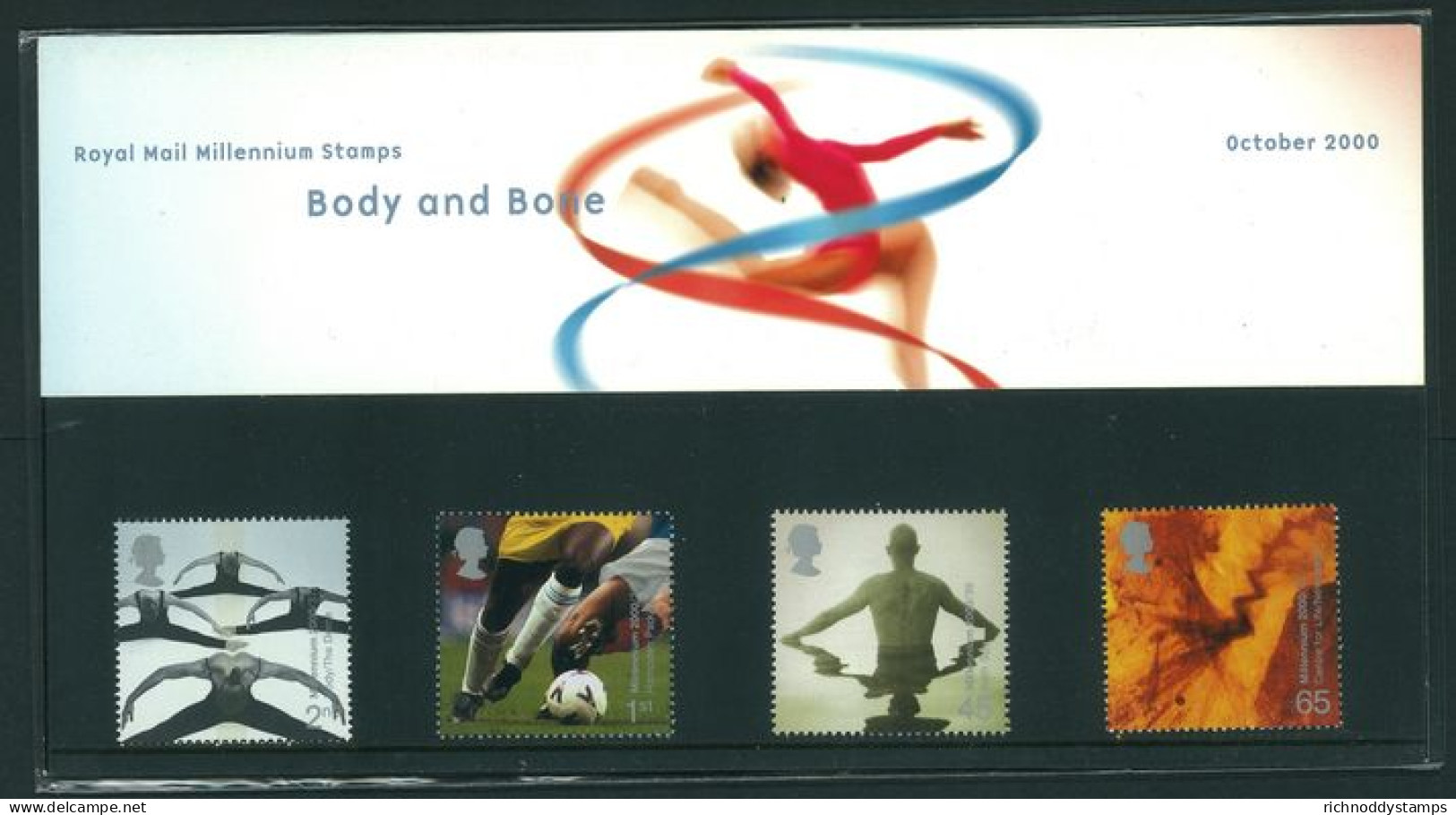 2000 Millennium Projects (10th Series). Body And Bone Presentation Pack. - Presentation Packs