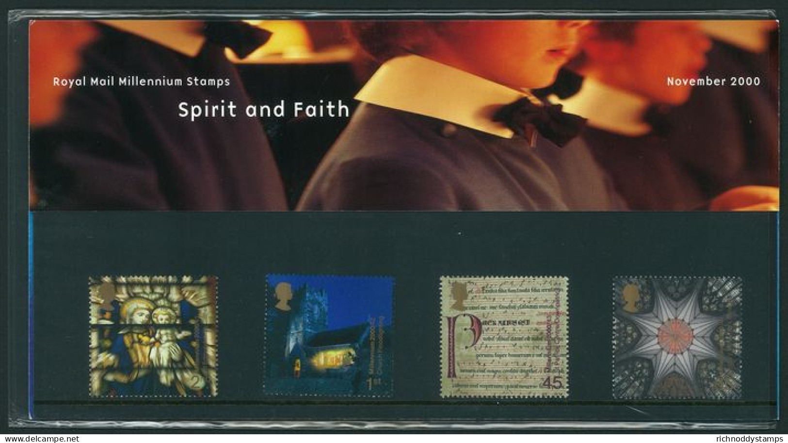 2000 Millennium Projects (11th Series). Spirit And Faith Presentation Pack. - Presentation Packs