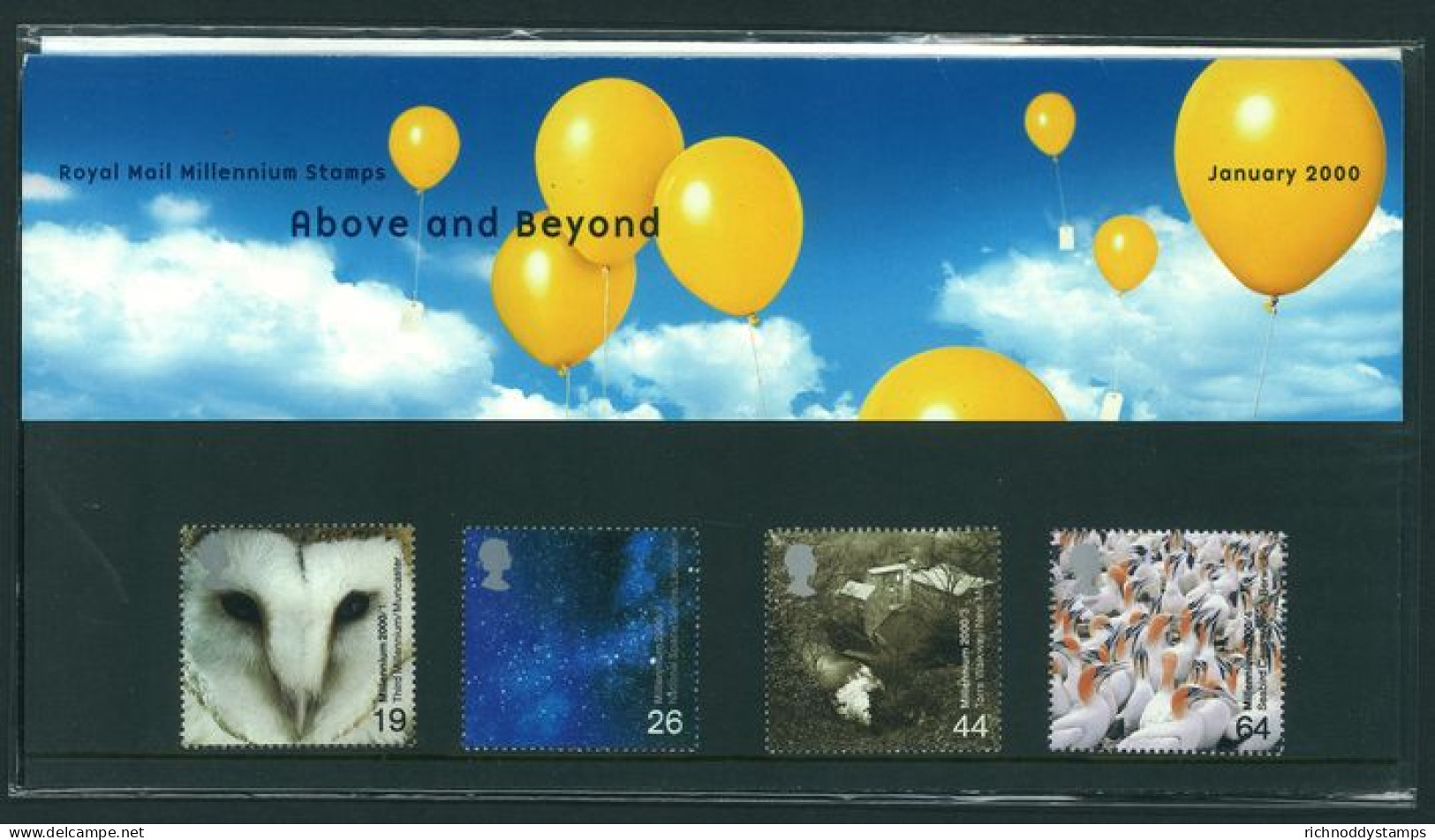 2000 Millennium Projects (1st Series). Above And Beyond Presentation Pack. - Presentation Packs