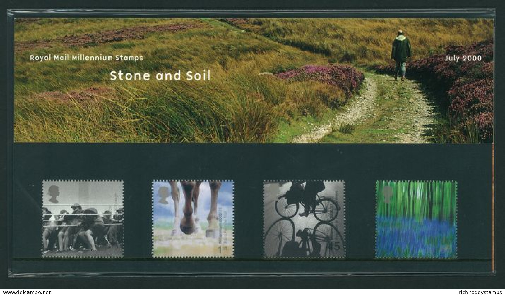 2000 Millennium Projects (7th Series). Stone And Soil Presentation Pack. - Presentation Packs