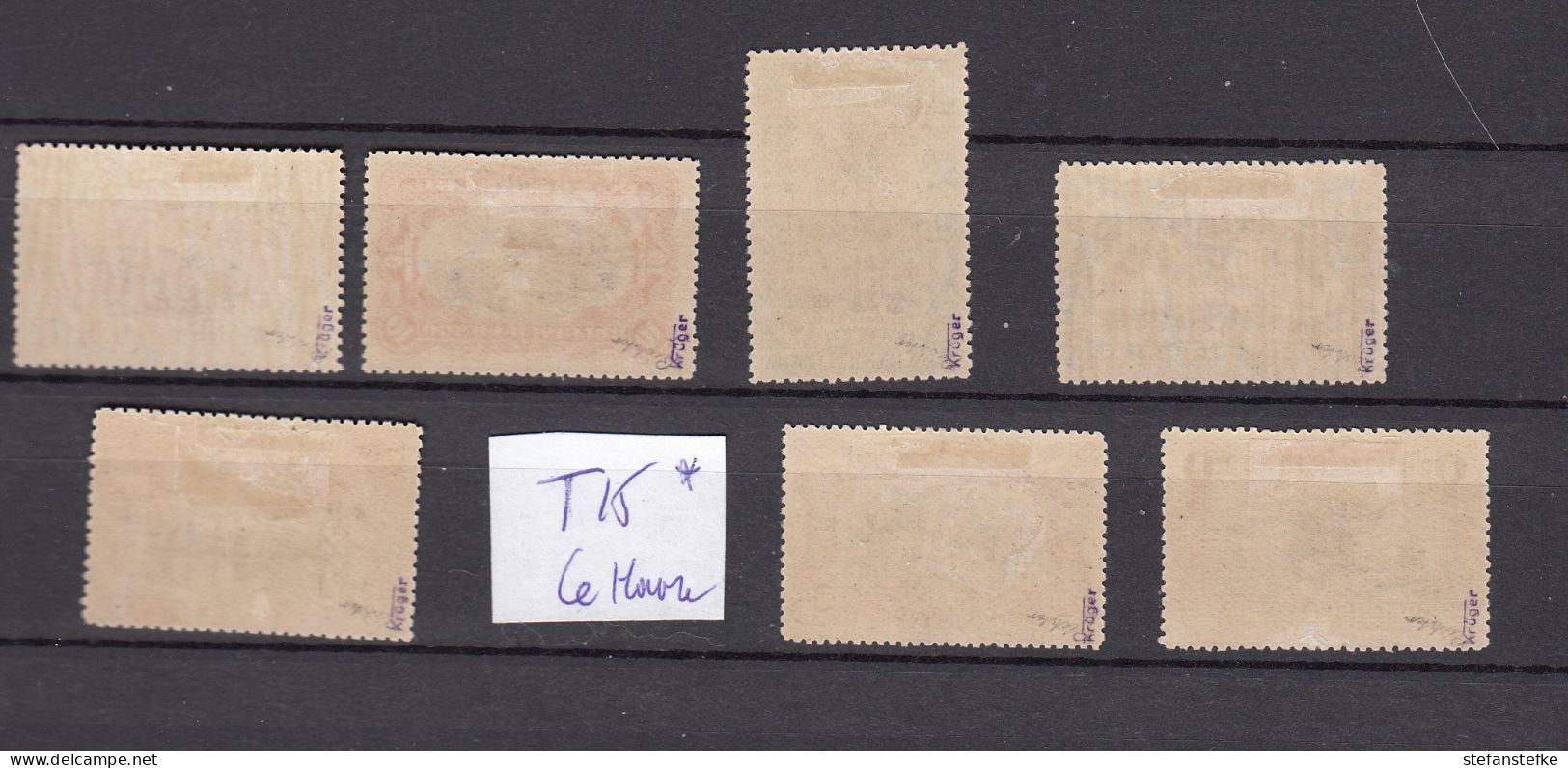 Ruanda - Urundi  Ocb Nr:  LE HAVRE 16B - 22B * MH All Signed Genuine ! (zie Scan) Ocb 940 Euro - Neufs