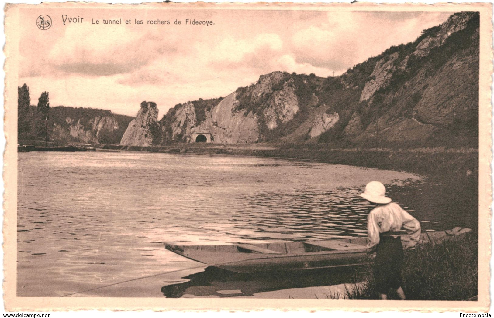 CPA- Carte Postale Belgique Yvoir Le Tunnel Et Les Rochers De Fidevoye  1948 VM68439 - Yvoir