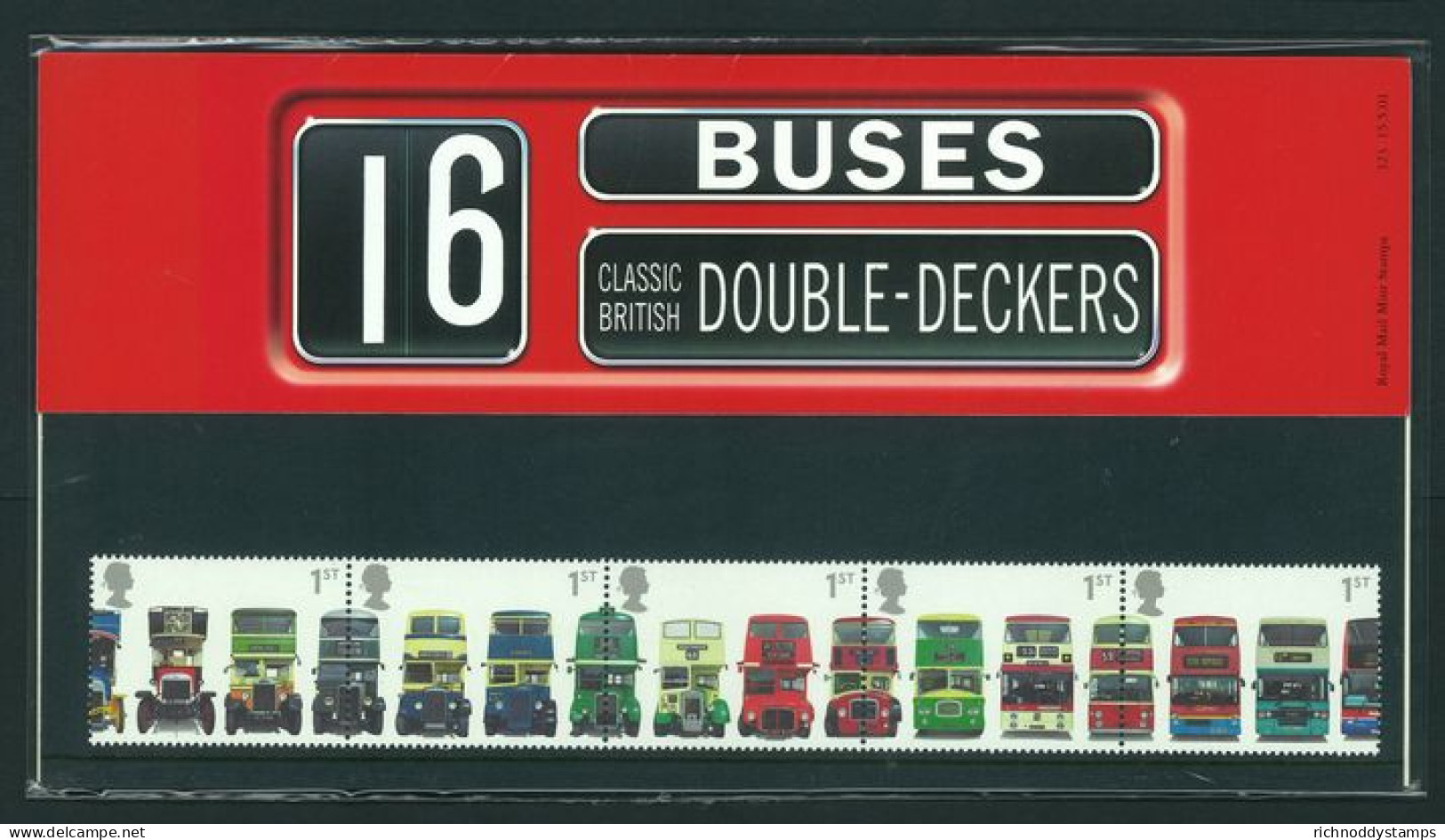 2001 150th Anniv Of First Double-decker Bus Presentation Pack. - Presentation Packs