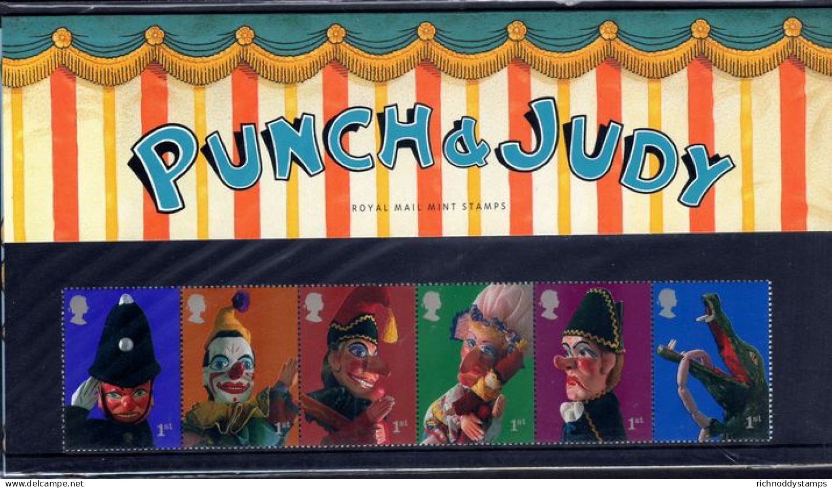 2001 Punch And Judy Show Puppets Presentation Pack. - Presentation Packs