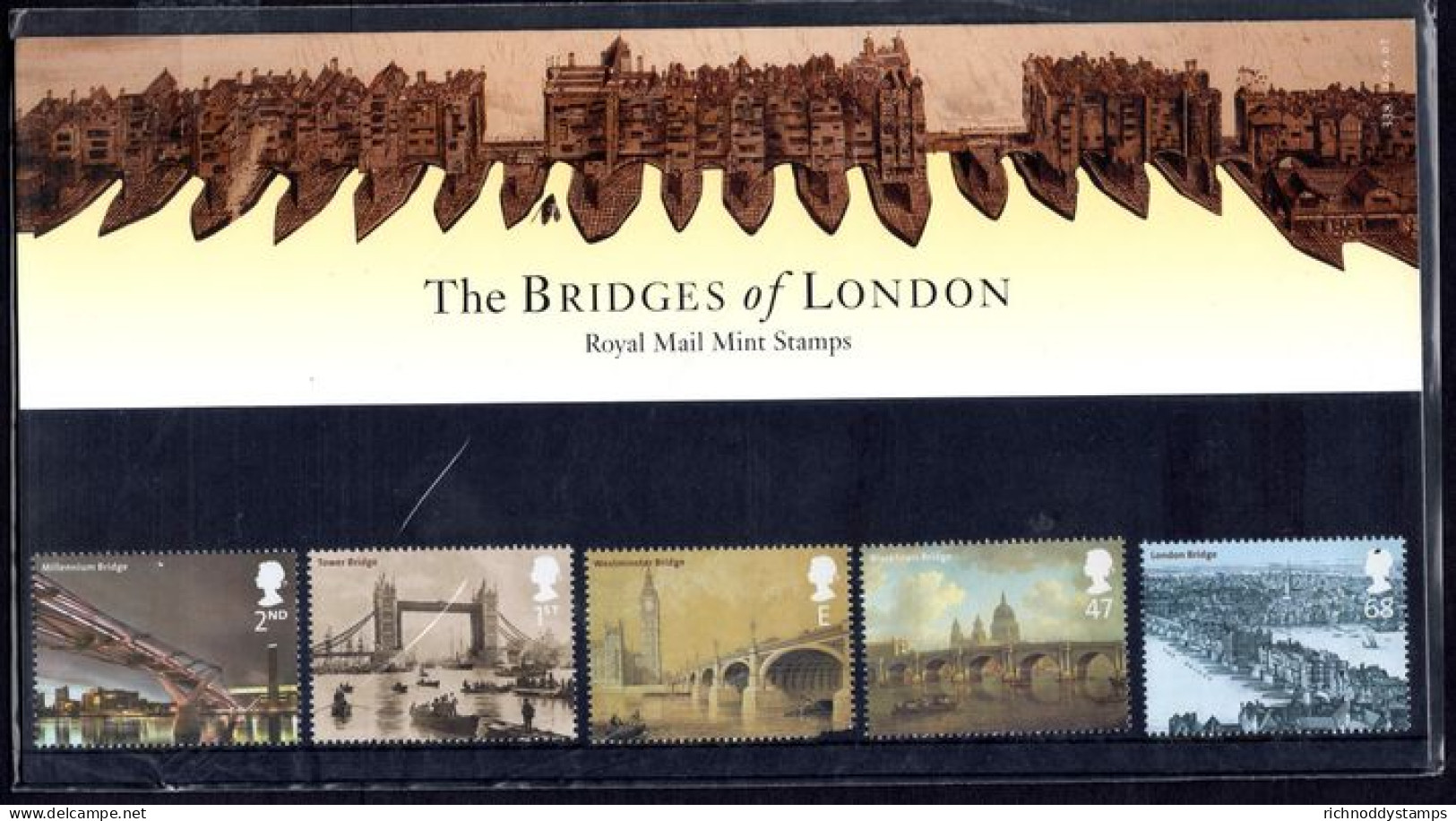 2002 Bridges Of London Presentation Pack. - Presentation Packs