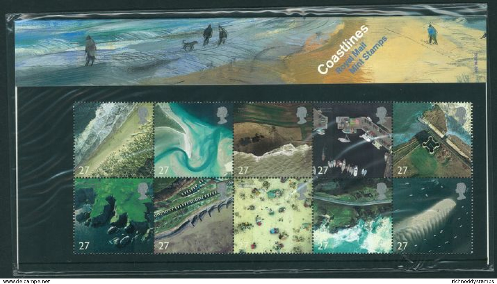 2002 British Coastlines Presentation Pack. - Presentation Packs