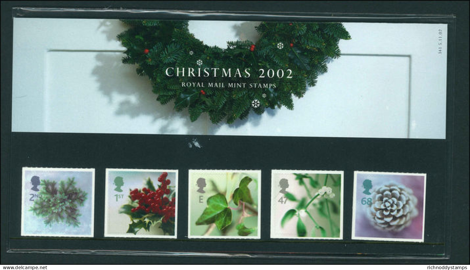 2002 Christmas Presentation Pack. - Presentation Packs