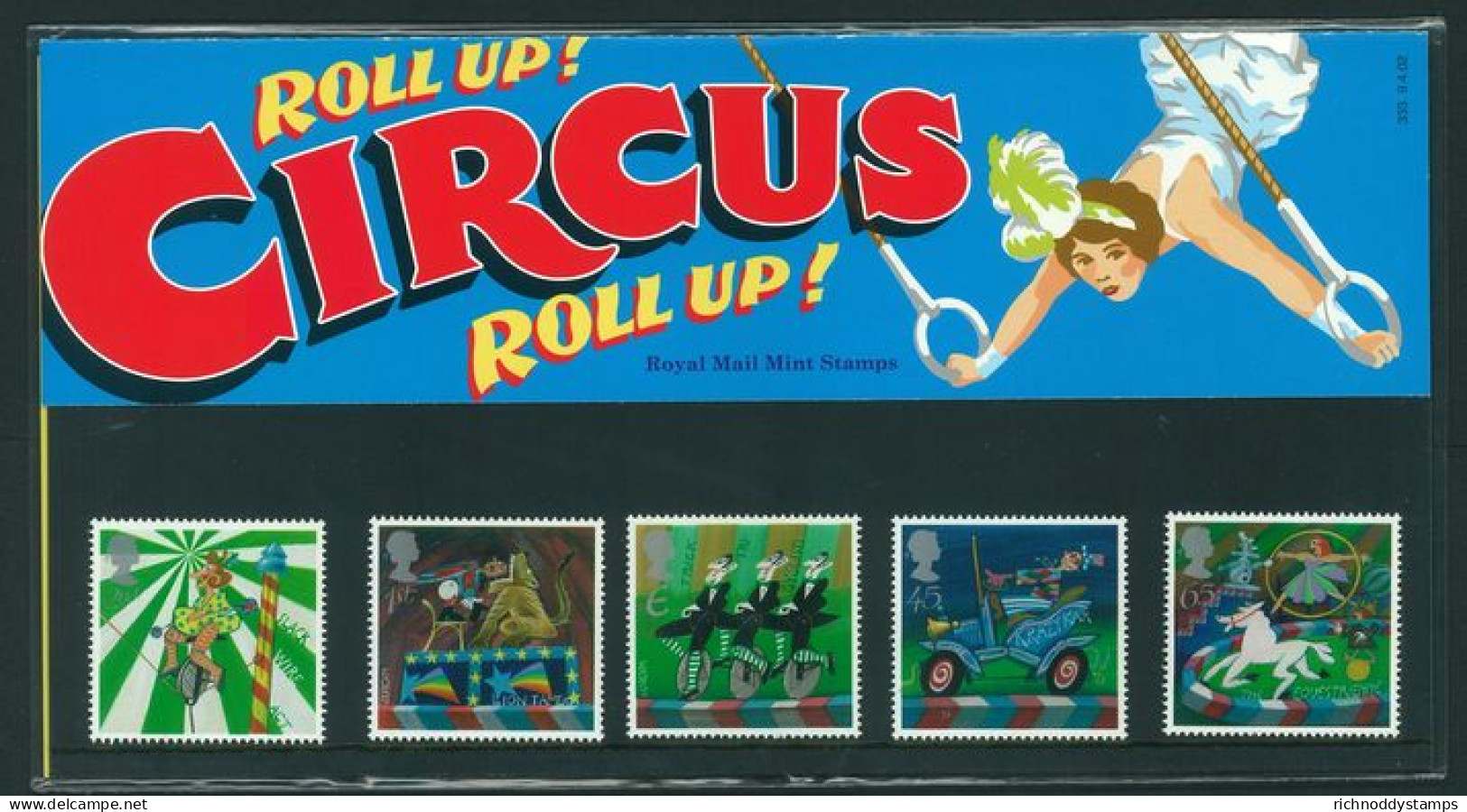 2002 Circus Presentation Pack. - Presentation Packs