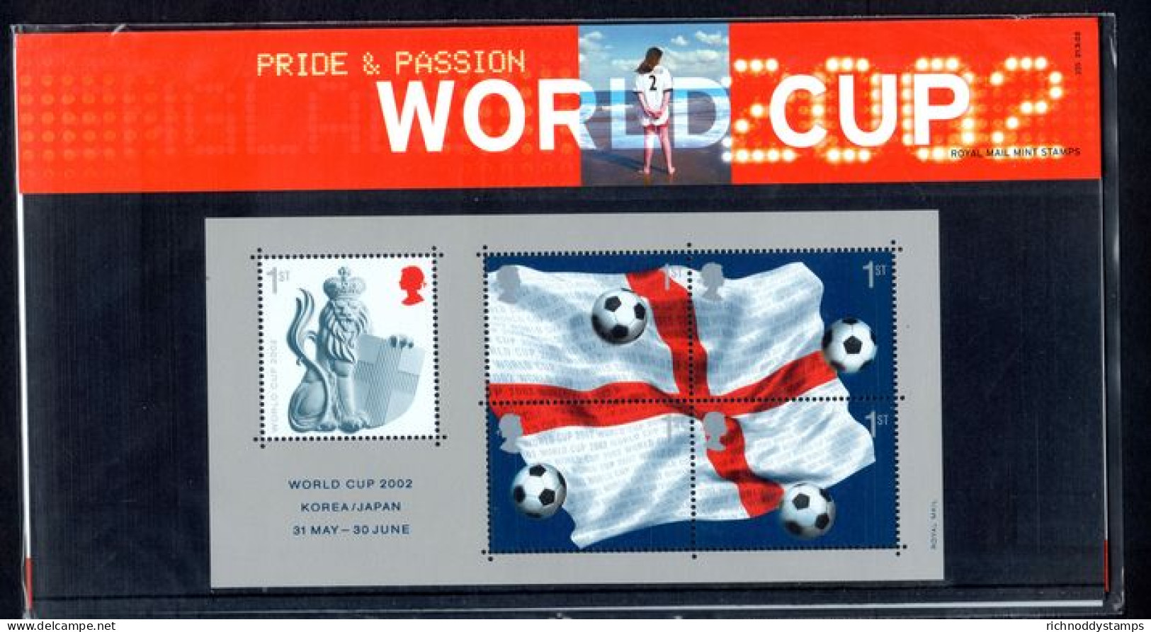 2002 World Cup Football Championship Japan And Korea Presentation Pack. - Presentation Packs