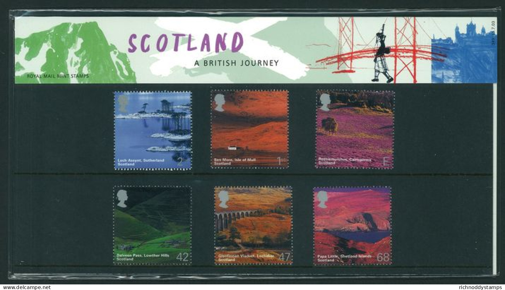 2003 A British Journey: Scotland Presentation Pack. - Presentation Packs