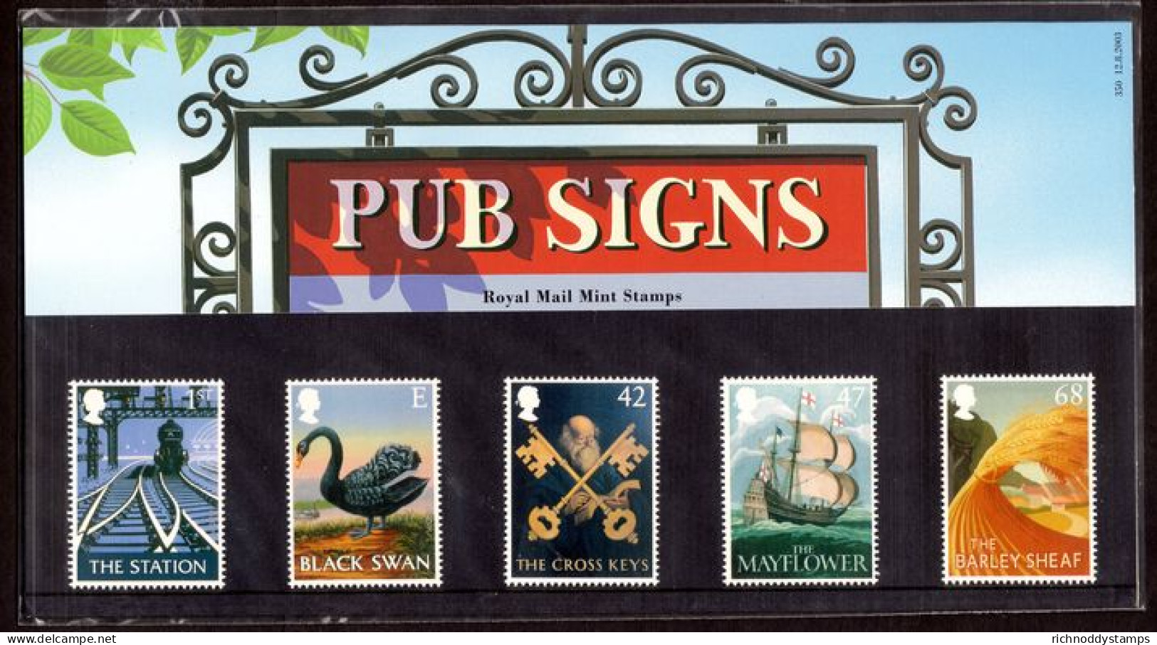 2003 British Pub Signs Presentation Pack. - Presentation Packs