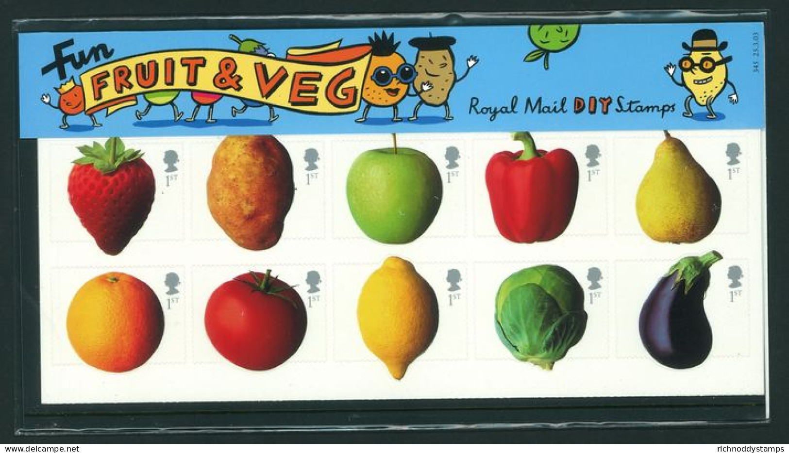 2003 Fruit And Veg Presentation Pack. - Presentation Packs