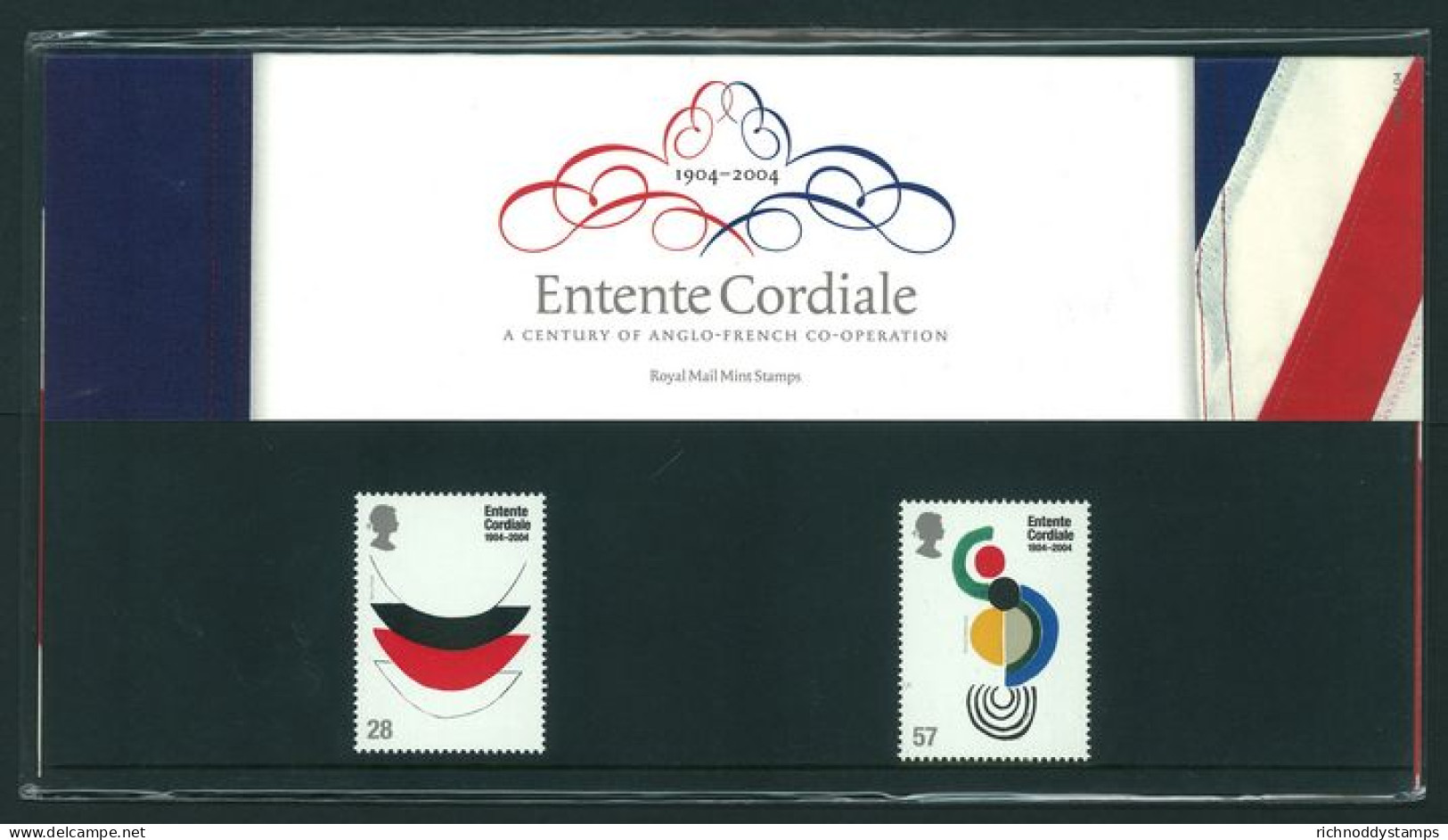 2004 Centenary Of The Entente Cordiale. Contemporary Paintings Presentation Pack. - Presentation Packs