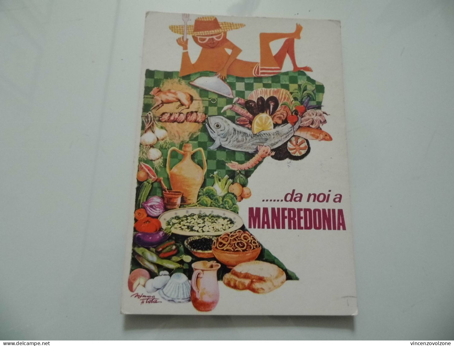 Cartolina Viaggiata "DA NOI A MANFREDONIA" EPT Manfredonia 1984 - Manfredonia