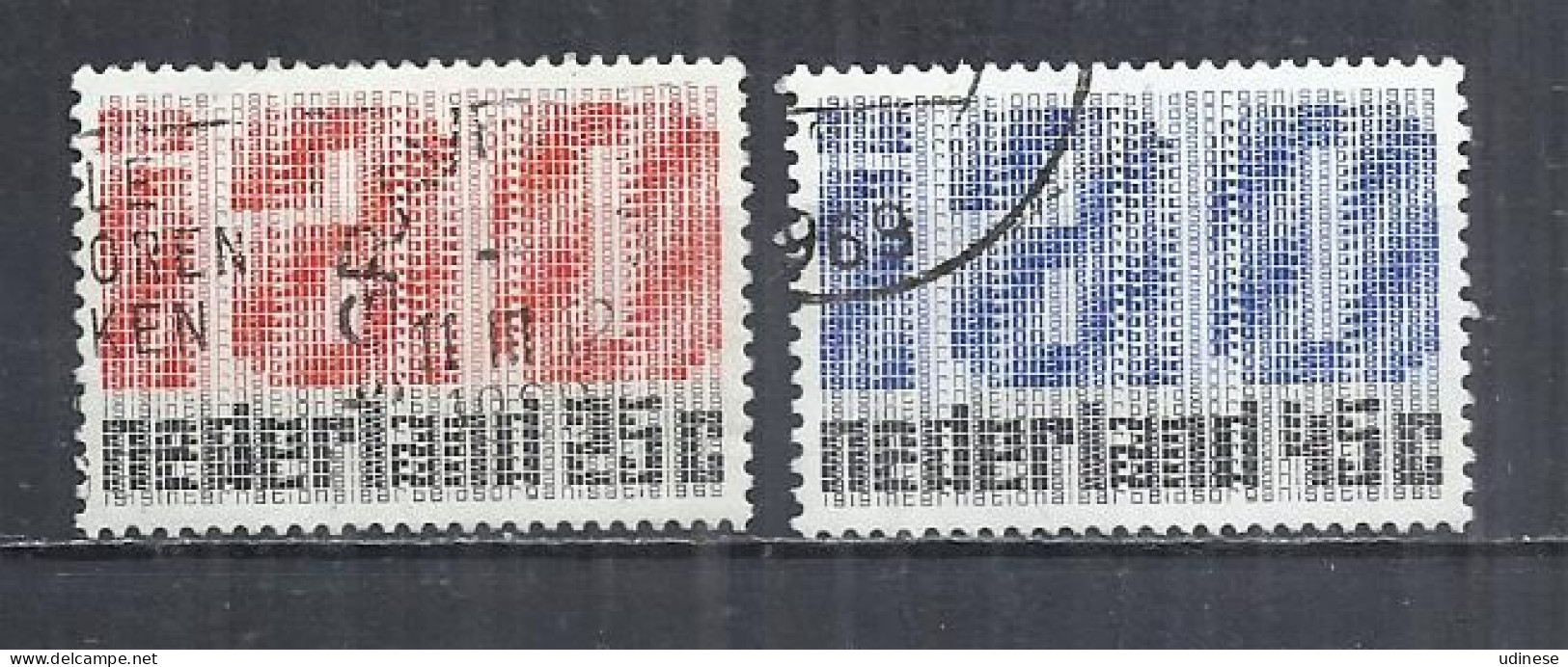 NETHERLANDS 1969 - 50th ANNIVERSARY OF I.L.O. - CPL. SET - USED OBLITERE GESTEMPELT USADO - OIT