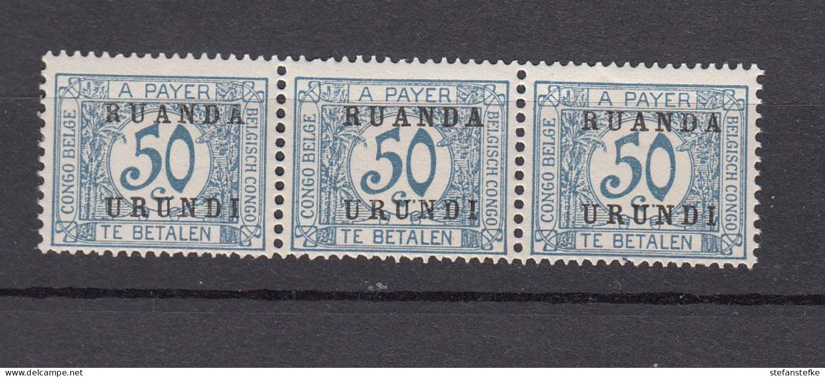 Ruanda - Urundi  Ocb Nr:  TX13 ** MNH  (zie Scan) - Unused Stamps