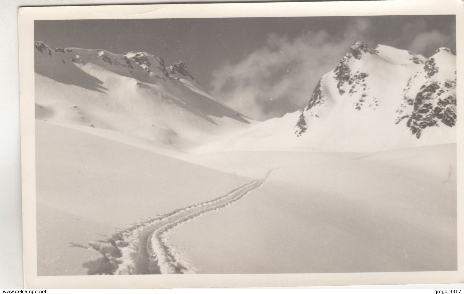 D329) BAD HOFGASTEIN - 1951 Skiparadie SCHLOßALM Verschneit ALT ! - Bad Hofgastein