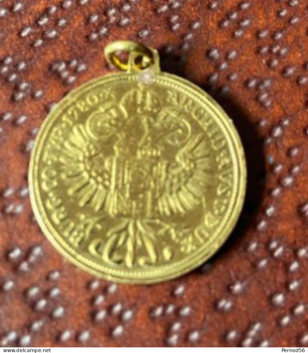 Vends Belles Pieces De Monnaies 1 Thaler Cuivre  AUTRICHE Médaille - A Identificar