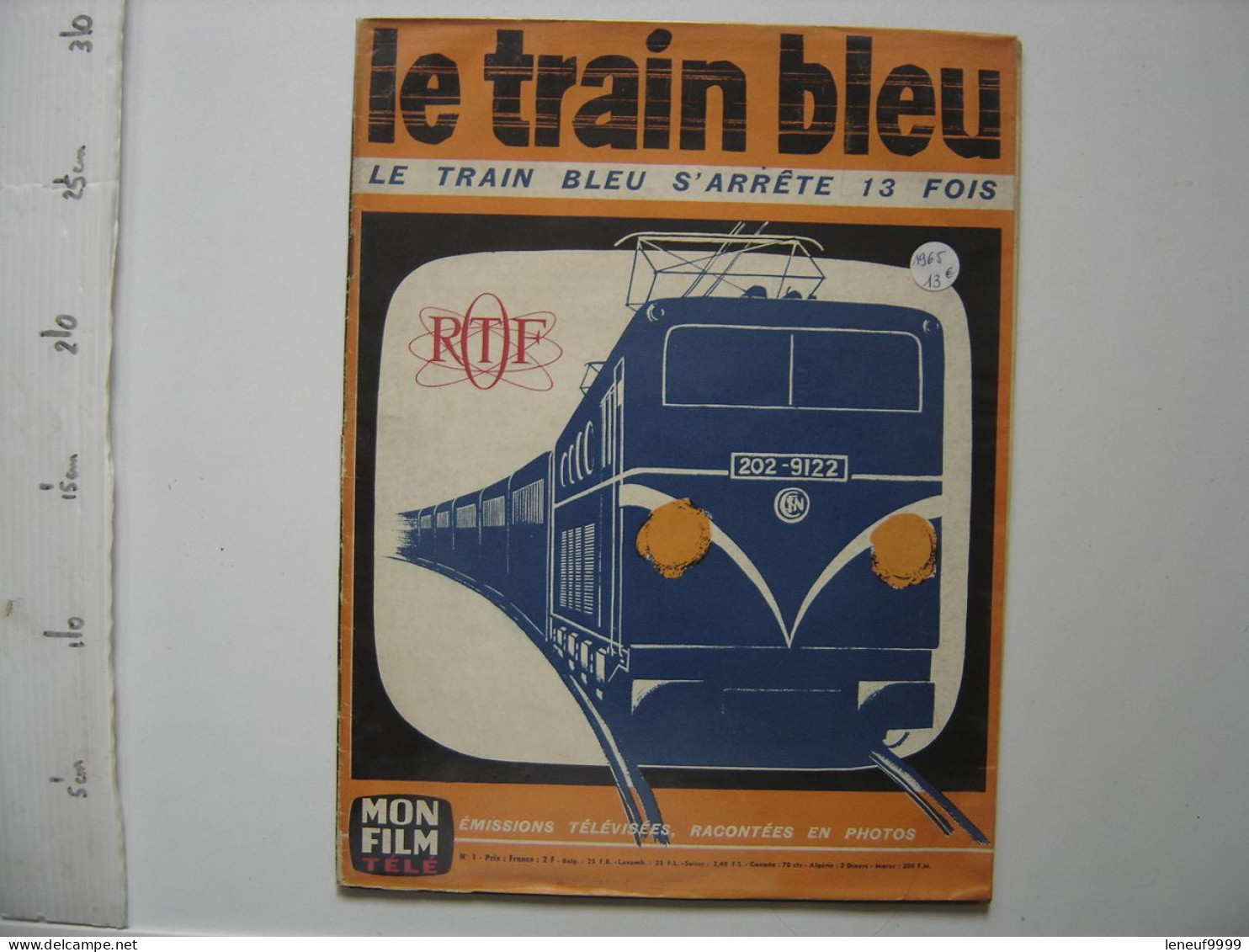 MON FILM TELE 1 Roman Photo Le Train Bleu S'arrete 13 Fois TRINTIGNANT - Magazines