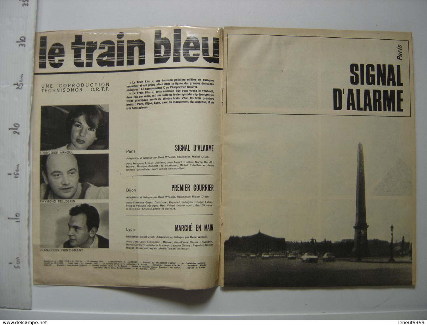 MON FILM TELE 1 Roman Photo Le Train Bleu S'arrete 13 Fois TRINTIGNANT - Magazines