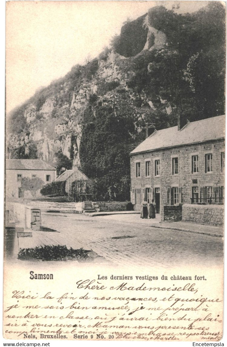 CPA- Carte Postale Belgique Samson Derniers Vestiges Du Château Fort 1902 VM68452ok - Andenne