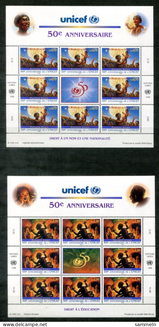 UNO-GENF 301-302 KB Mnh - UNICEF - UN GENEVA / ONU GENÈVE - Blocs-feuillets