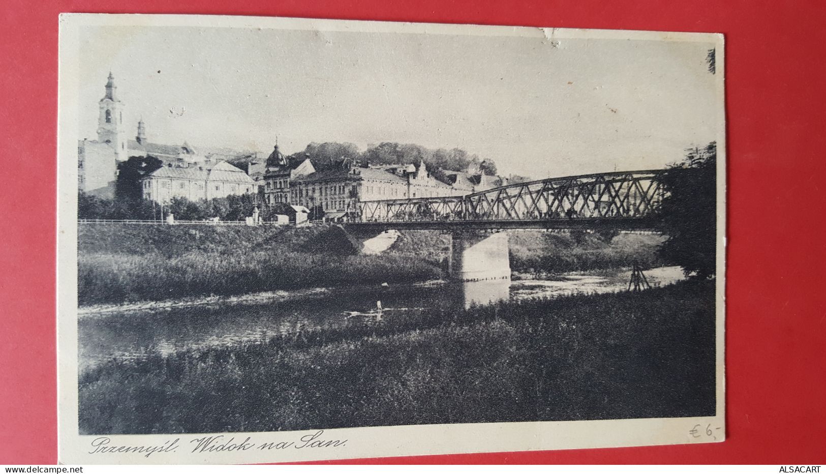 Przemysl, Widok , Pont A Viuw Of The San River - Pologne