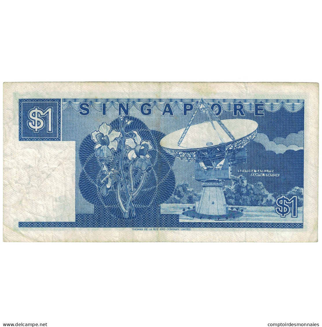 Billet, Singapour, 1 Dollar, Undated (1987), KM:18a, TB - Singapour