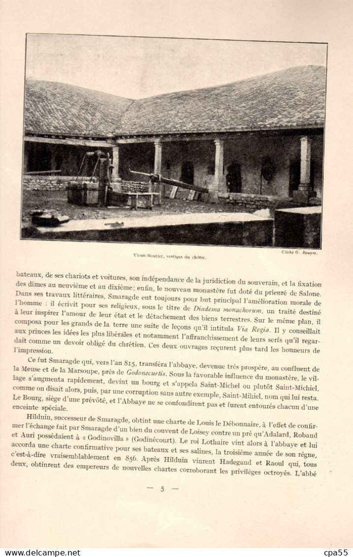 MEUSE  -  SAINT-MIHIEL  -  Par Henri Bernard  -  1932  -  Le Plus Bel Ouvrage,sur La Ville, Richement Illustré. - Lorraine - Vosges