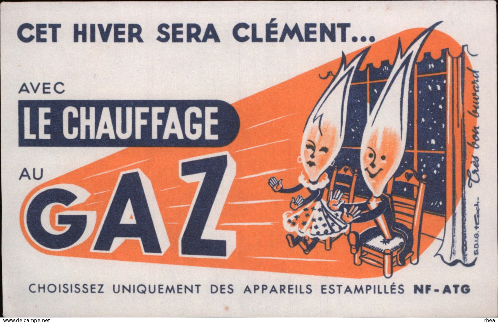 BUVARDS - GAZ - Chauffage Au Gaz - G