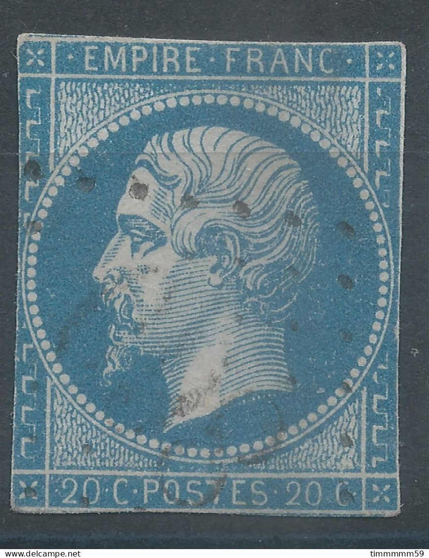 Lot N°76511   N°22, Oblitéré GC 860 Champcenest, Seine-et-Marne (73), Indice 9, Gros Défaut De Dentelure - 1862 Napoléon III