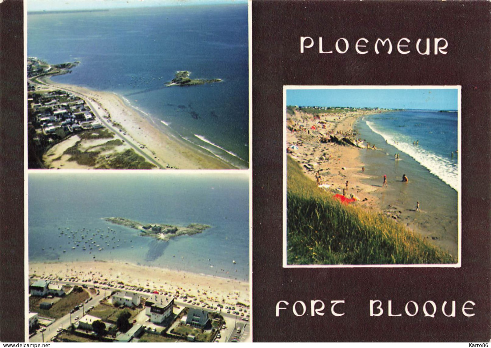 Ploemeur * Fort Bloque * Cp 3 Vues - Ploemeur