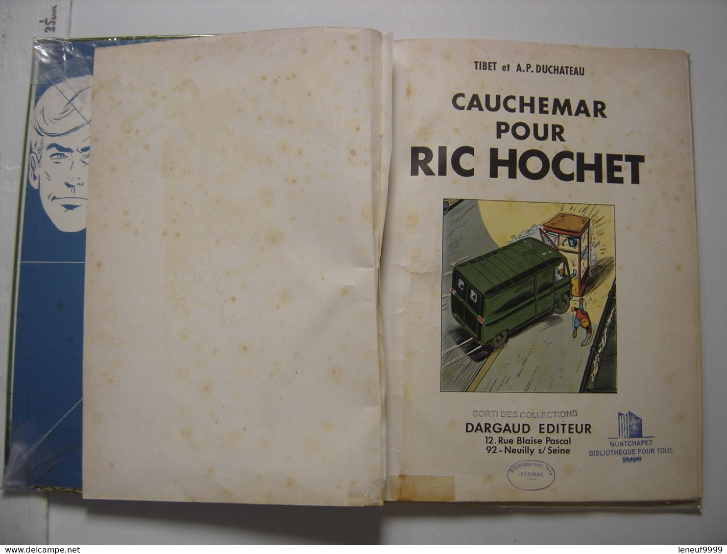 1970 CAUCHEMAR POUR RIC HOCHET Tibet Duchateau Edition Originale - Ric Hochet