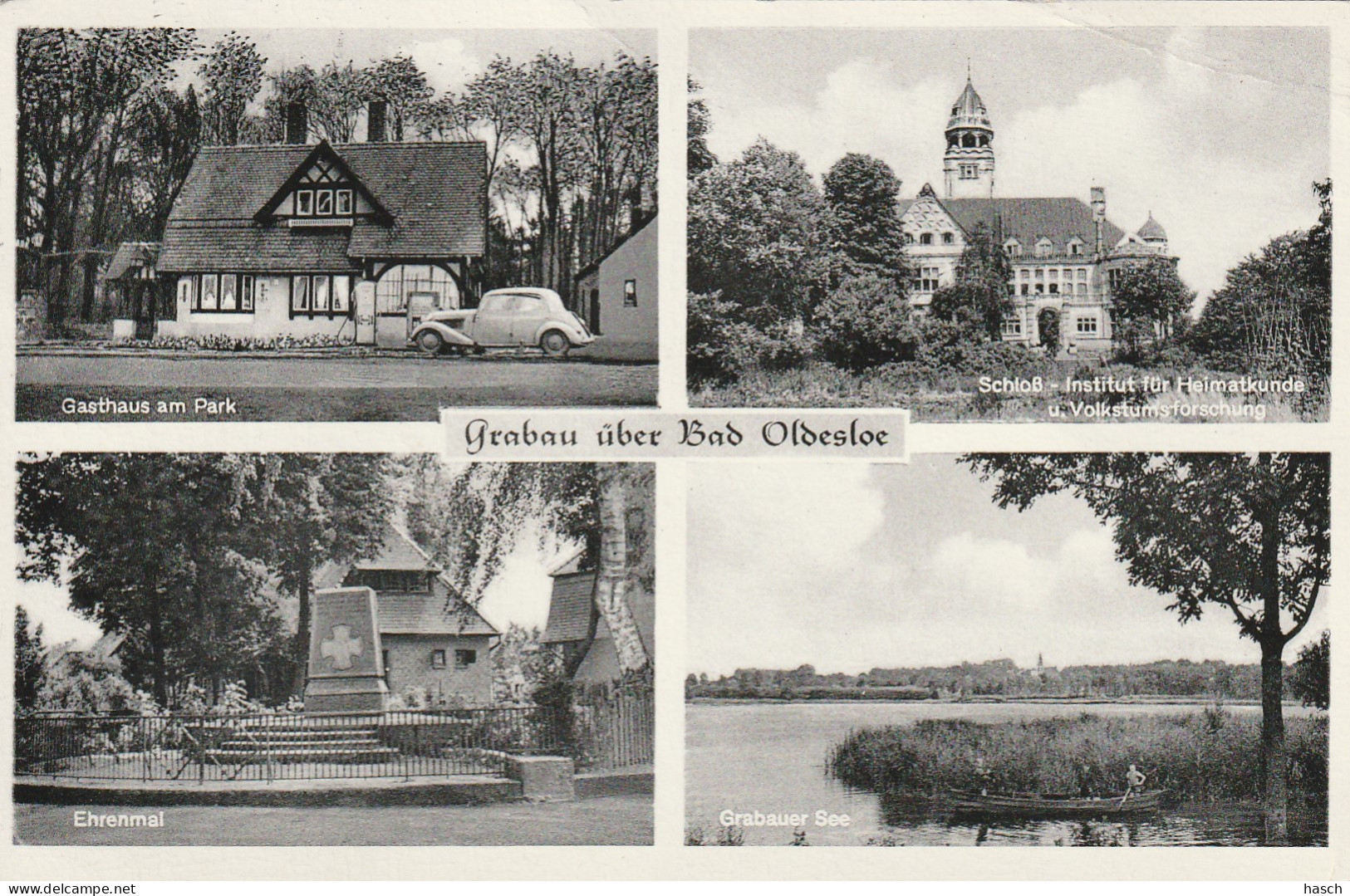 4906 190 Grabau über Bad Oldesloe. (a Fold At The Top Right)  - Bad Oldesloe