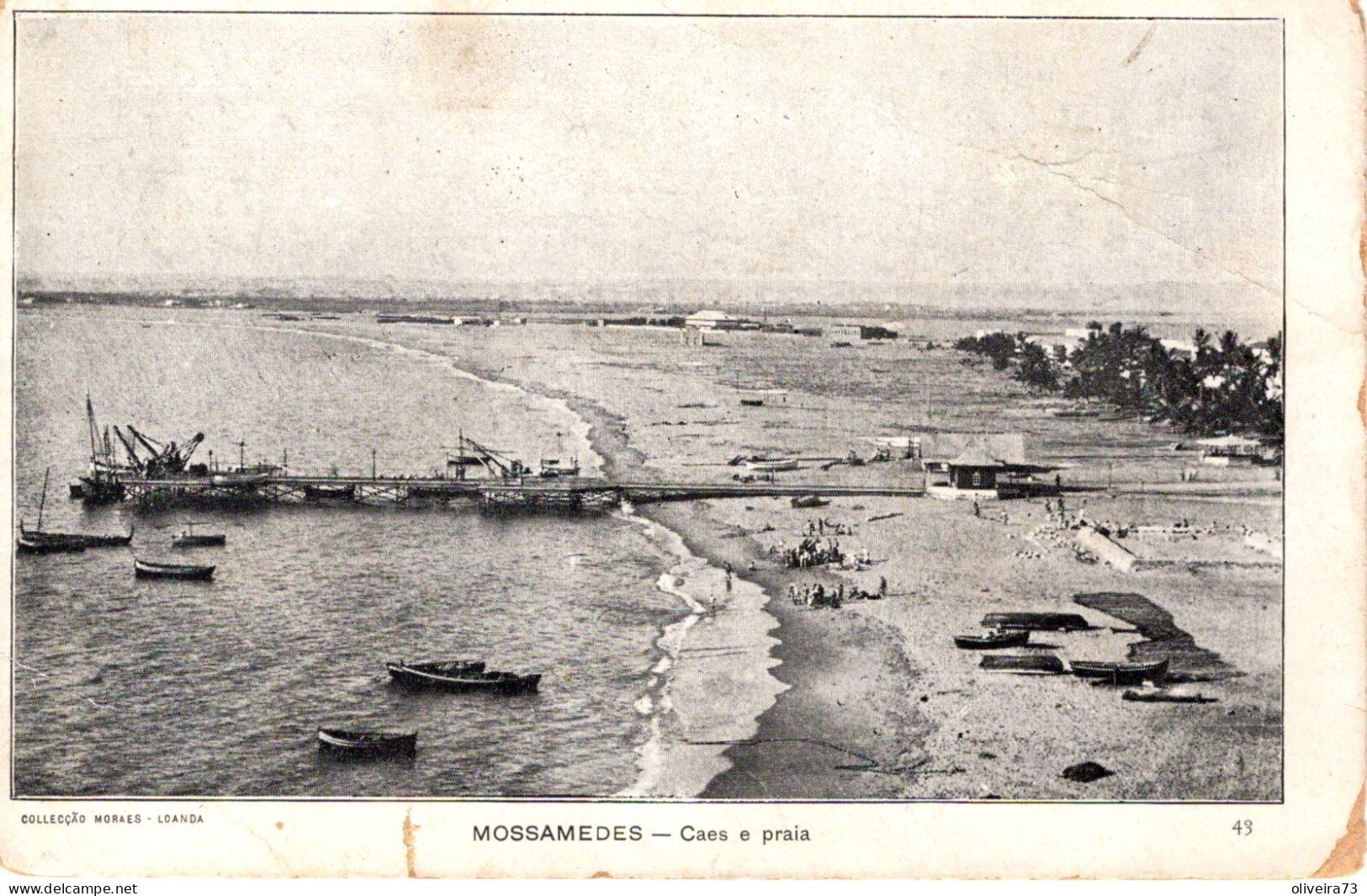 ANGOLA - MOÇAMEDES - MOSSAMEDES - Cais E Praia - Angola