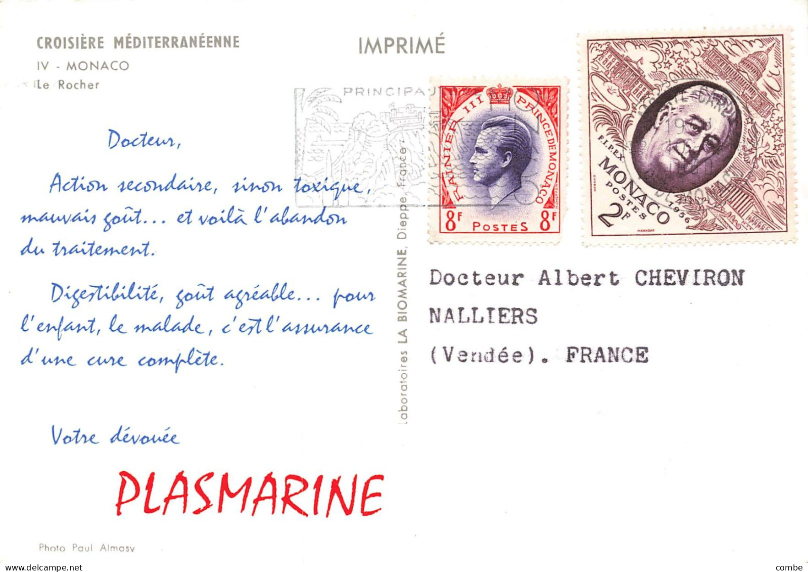 CP. PLASMARINE. MONACO - Pharmacy