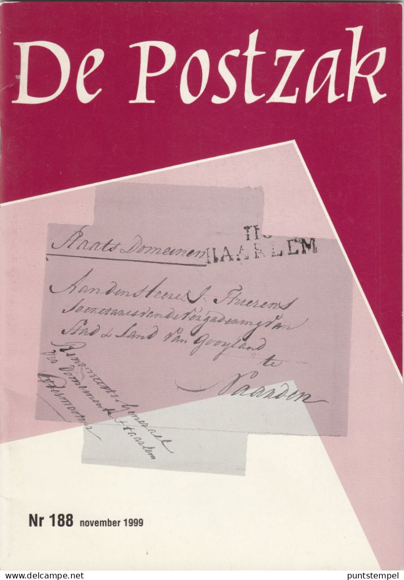 Nederland - De Postzak - Nummer 188 - November 1999 - PO&PO - Dutch